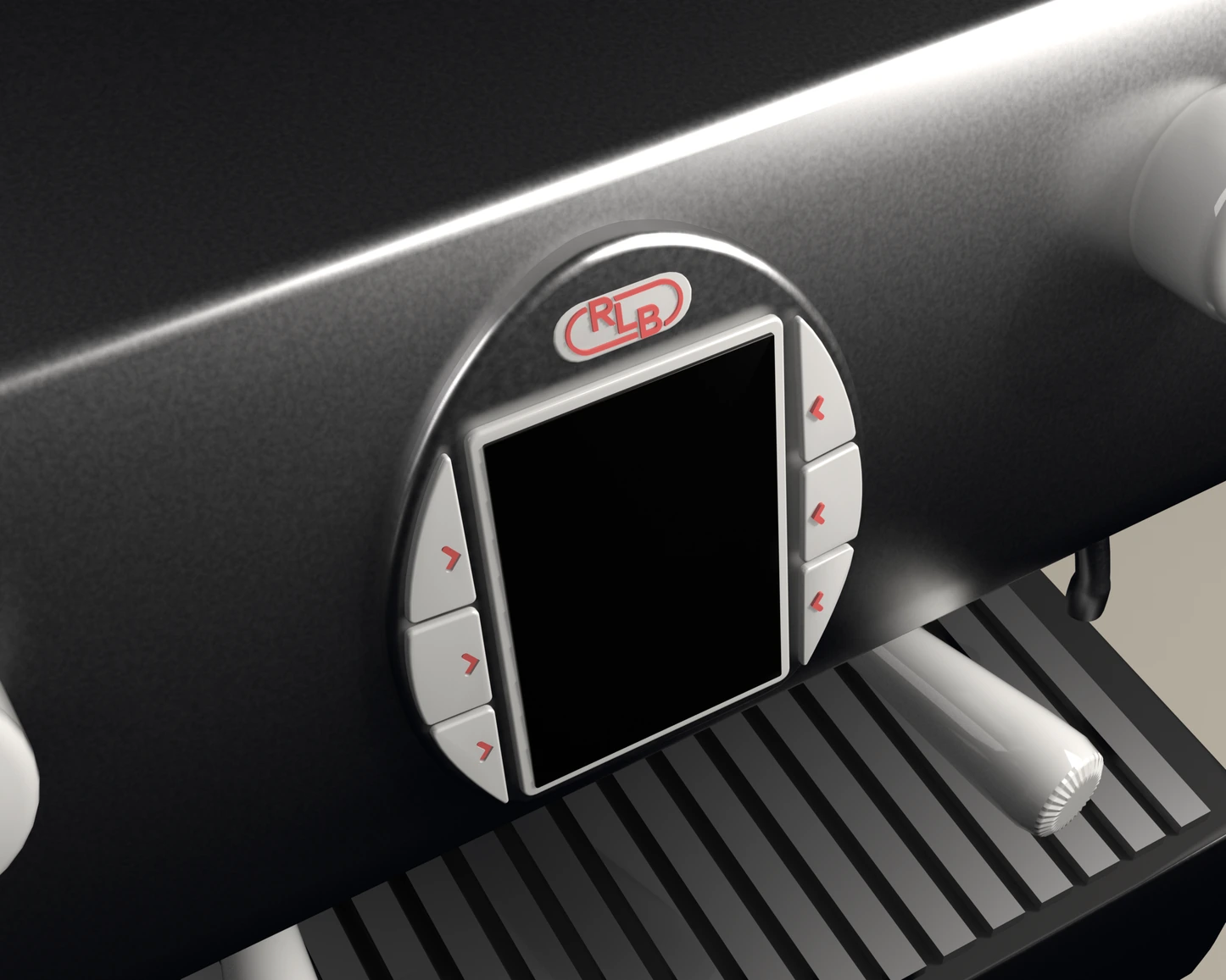 Cybercoffee machine — custom angle render