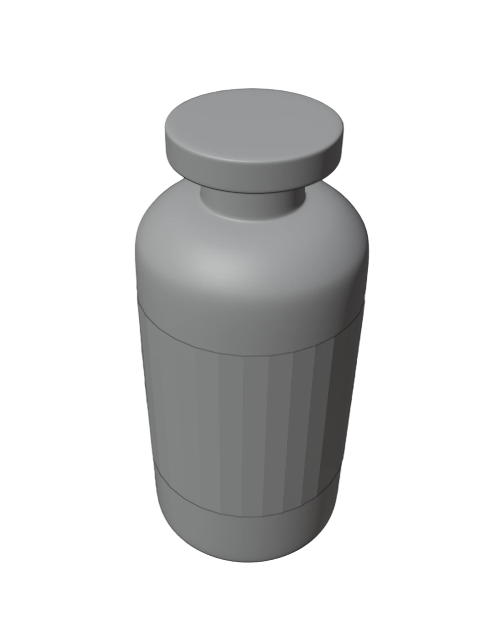 Modeling — base bottle mesh