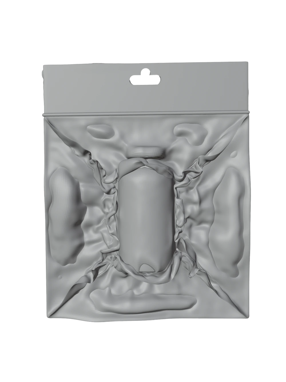 Vacuum Sim — collapsed bag mesh